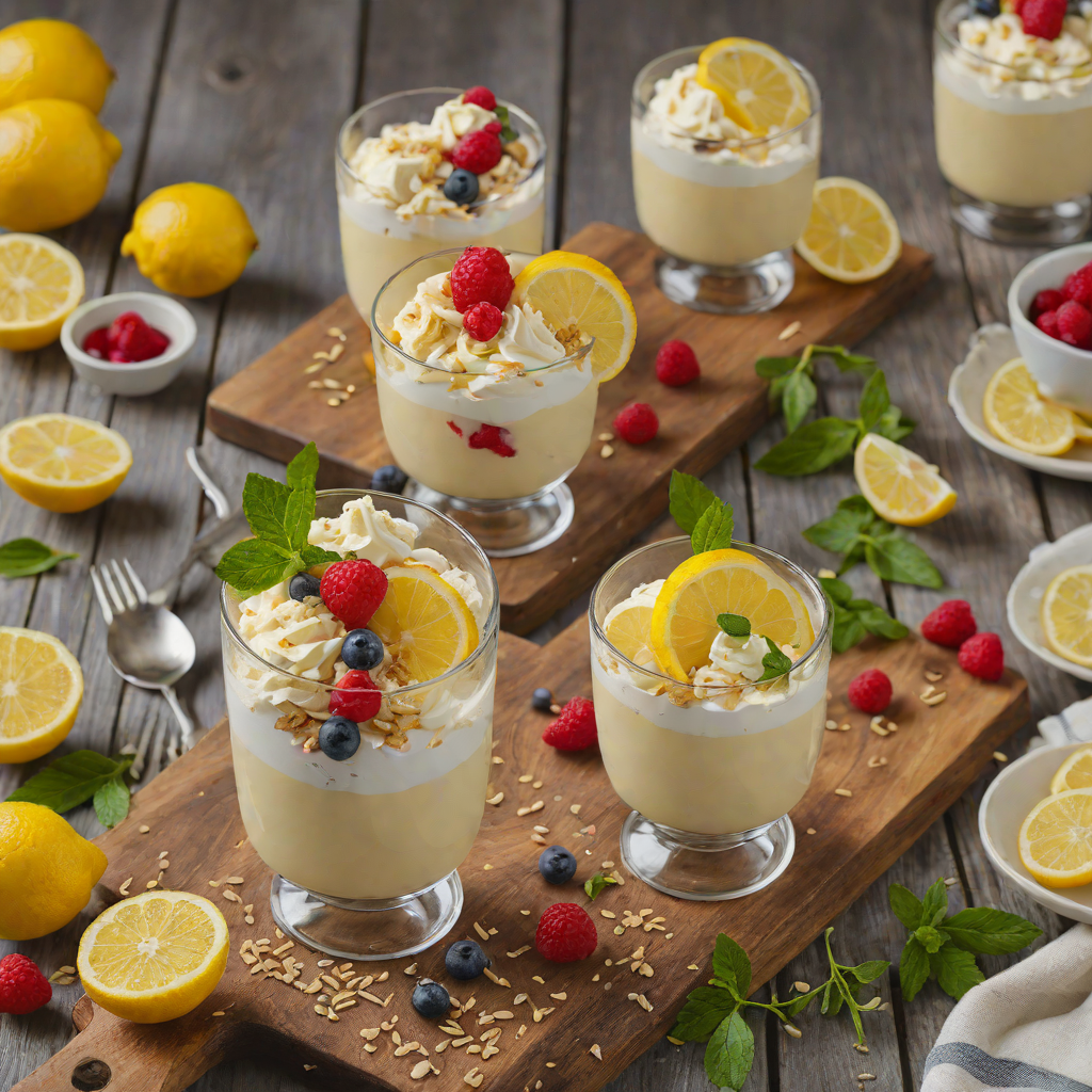 Lemon Mascarpone No-Bake Parfaits