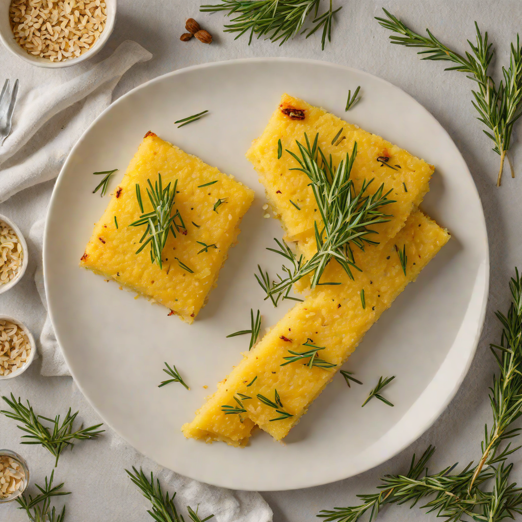 Oven-Baked Polenta with Rosemary and Parmesan