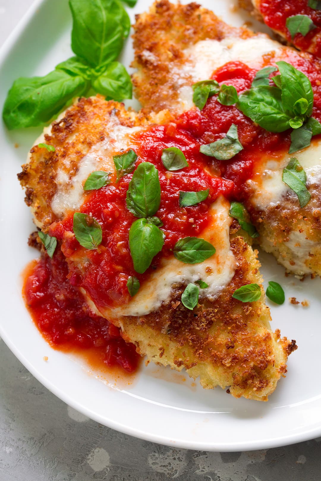 Pan-Fried Chicken Parmesan with Herb Butter