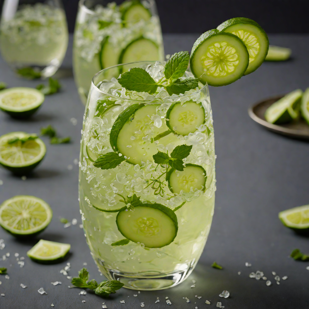 Crisp Cucumber Elderflower Fizz