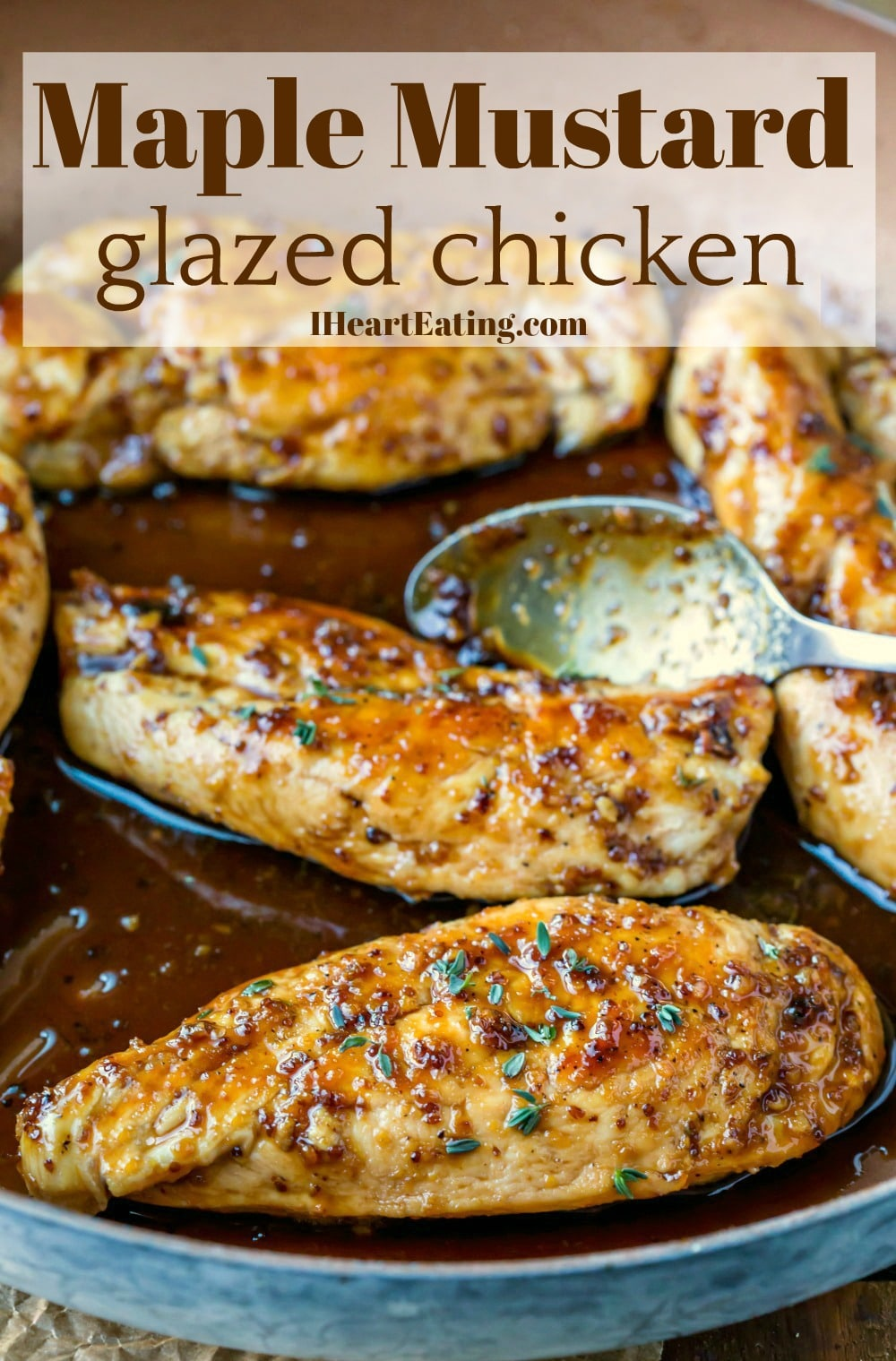 Sautéed Chicken with Maple-Mustard Glaze