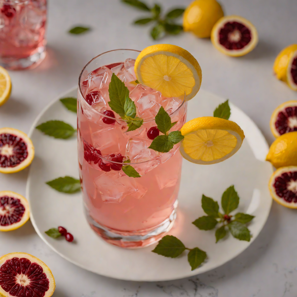 Hibiscus-Infused Vodka Lemonade