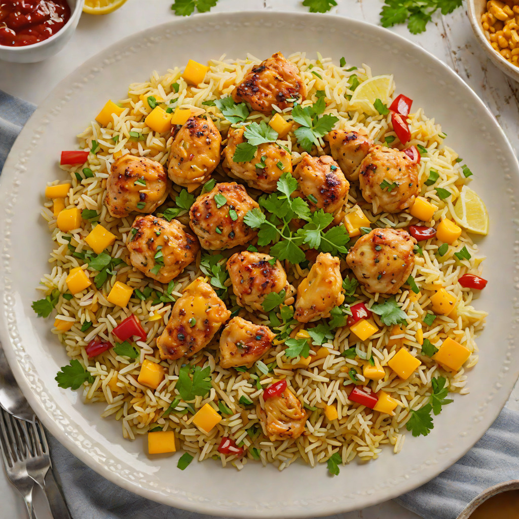 One-Pot Spicy Chicken and Rice Pilaf with Turmeric