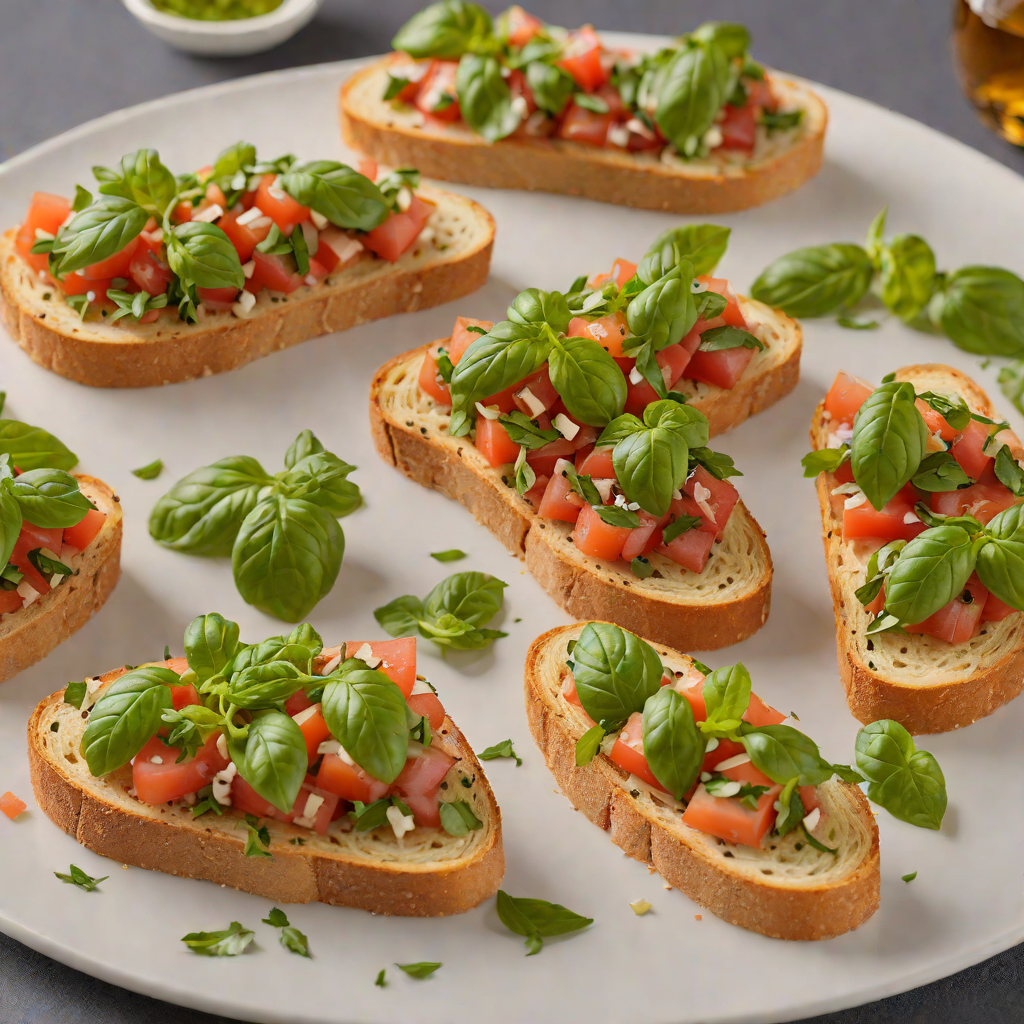 Italian-Style Tomato and Basil Bruschetta