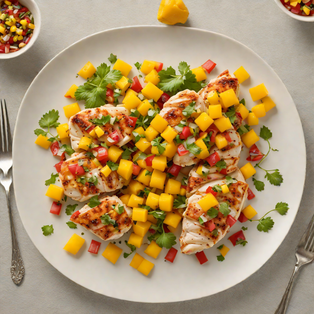 Sautéed Chicken with Fresh Mango Salsa