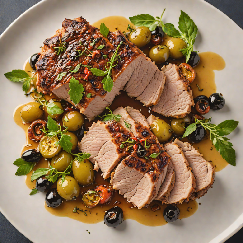 Slow-Roasted Mediterranean Pork Shoulder with Istrian Olive Oil
