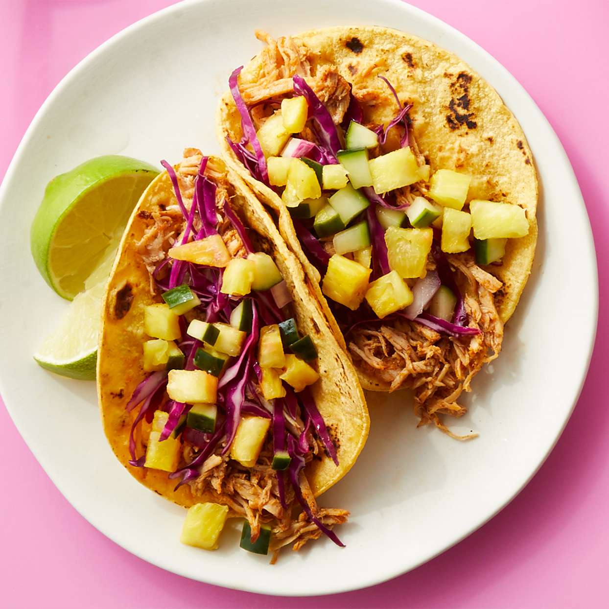 Slow-Cooked Smoky Pulled Pork Tacos with Pineapple Salsa