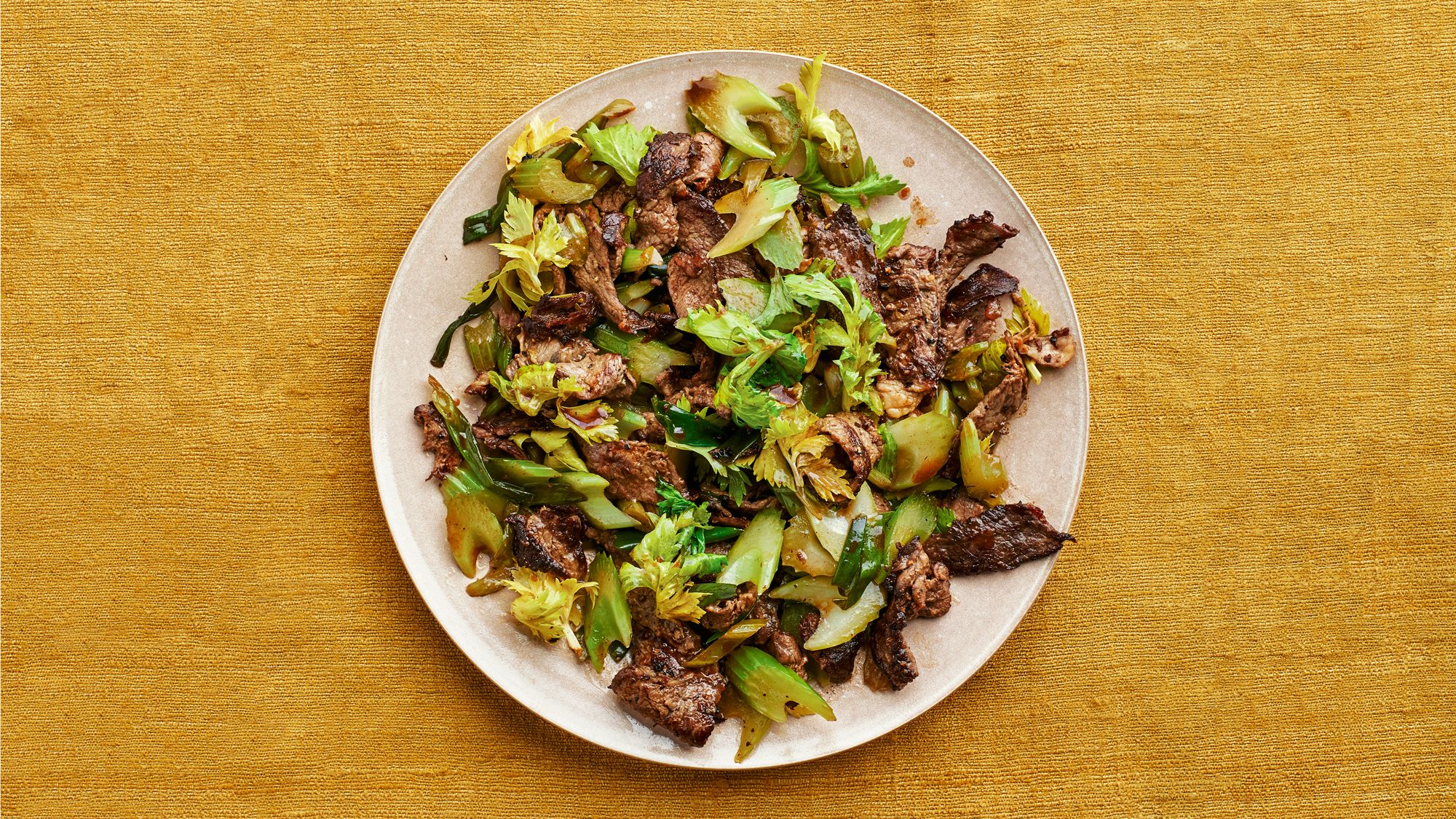 Stir-Fried Black Pepper Beef with Scallions