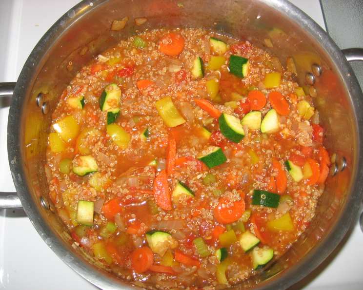 Slow-Cooked Quinoa and Potato Stew with Aji Amarillo