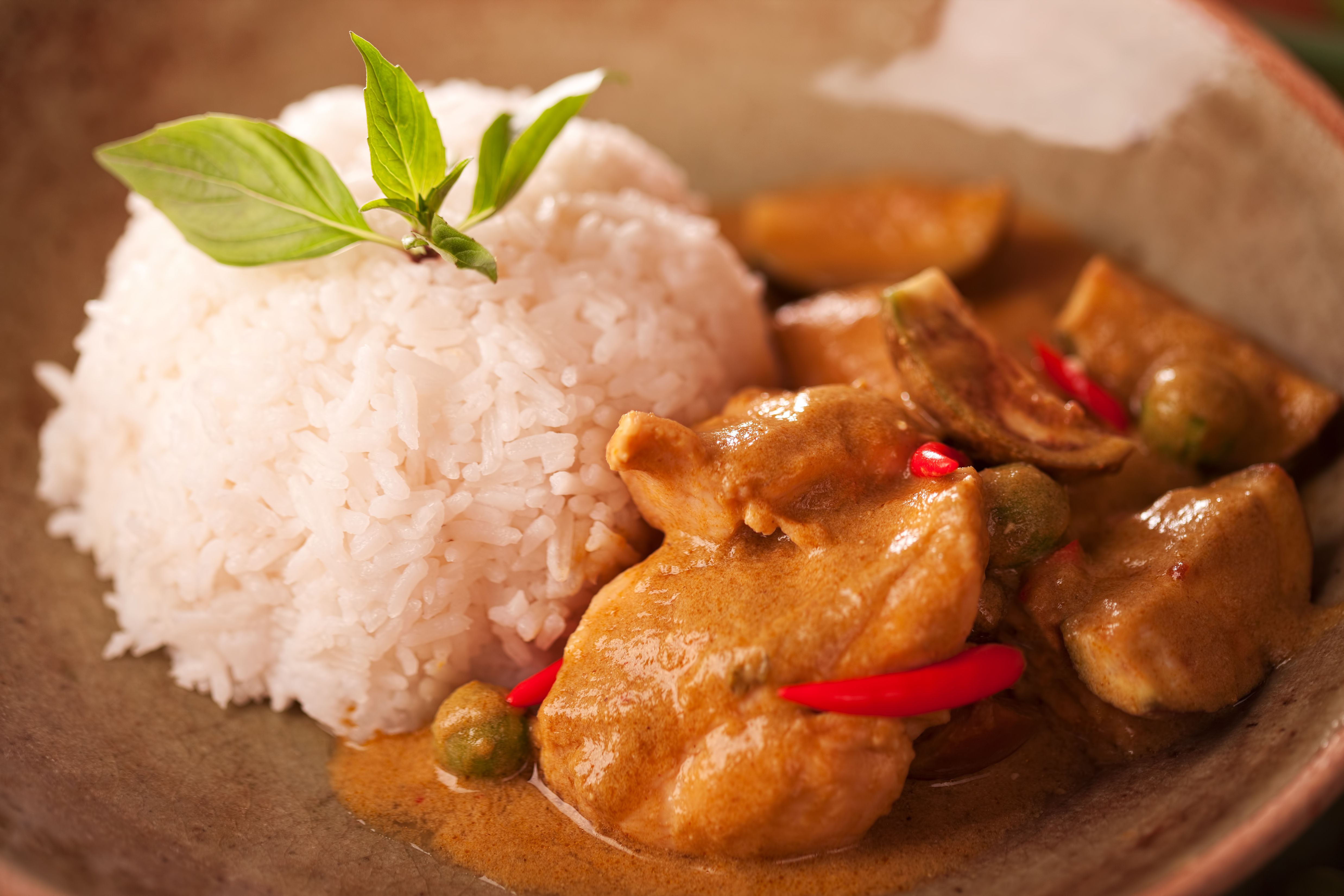 Thai Coconut Chicken Curry with Jasmine Rice