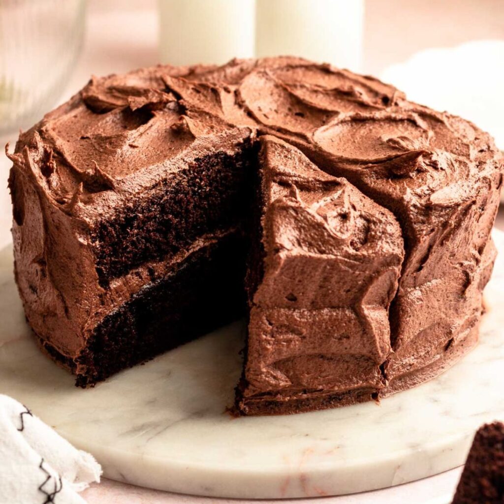 Ethiopian Coffee-Spiced Chocolate Cake with Cardamom Buttercream