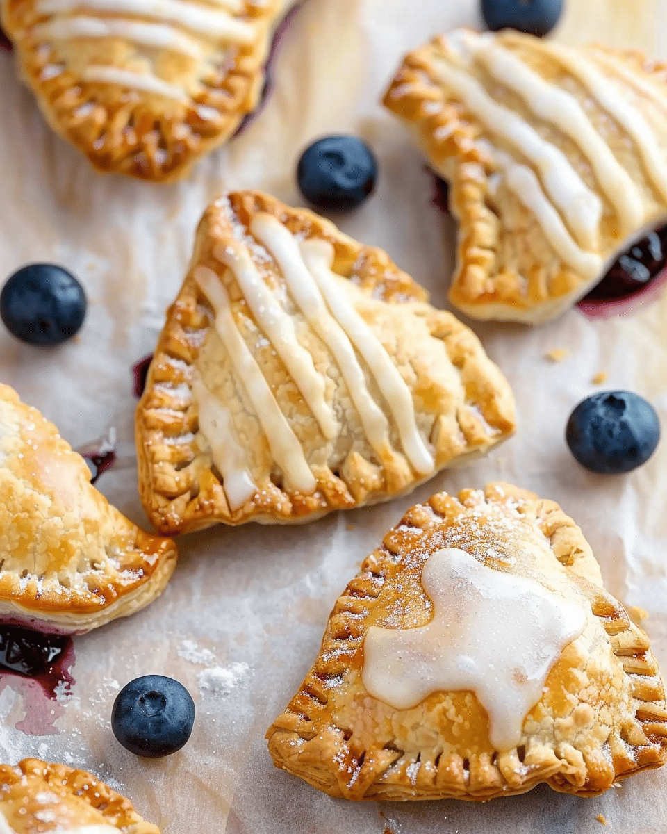 Blueberry and White Cheddar Savory Hand Pies