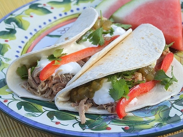 Garcia's Slow-Cooked Carnitas Tacos