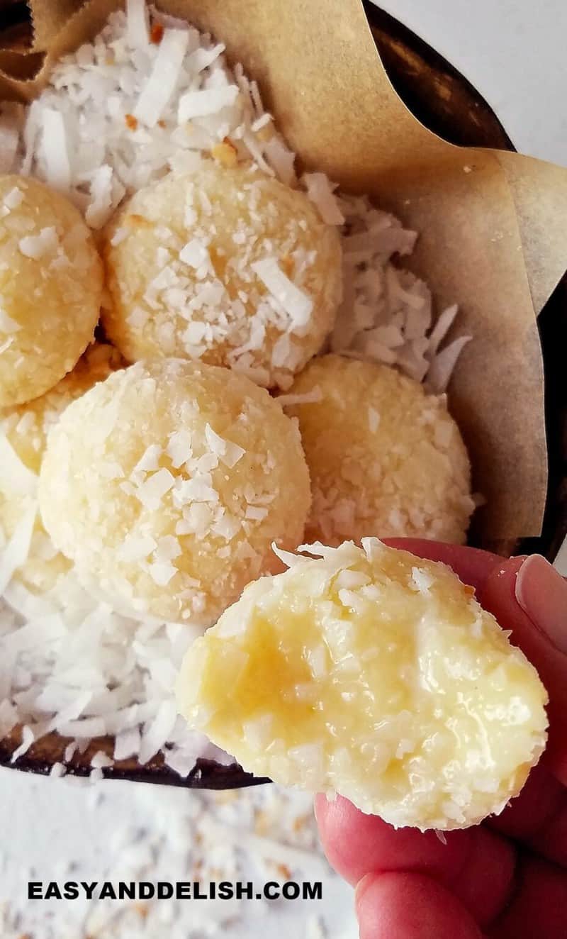 Coconut and Pineapple Brigadeiros