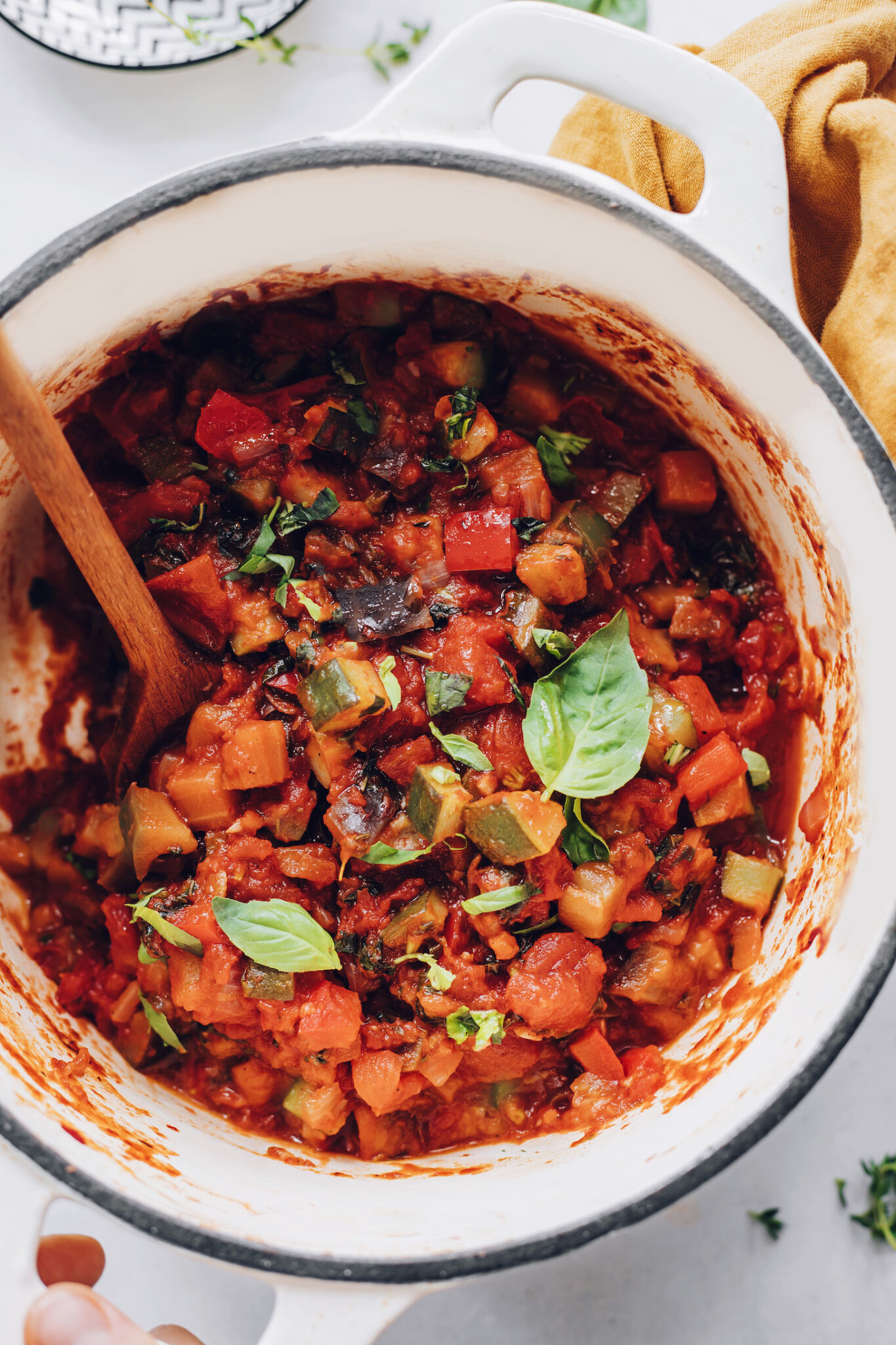 Ratatouille-Inspired Roasted Vegetable Stew