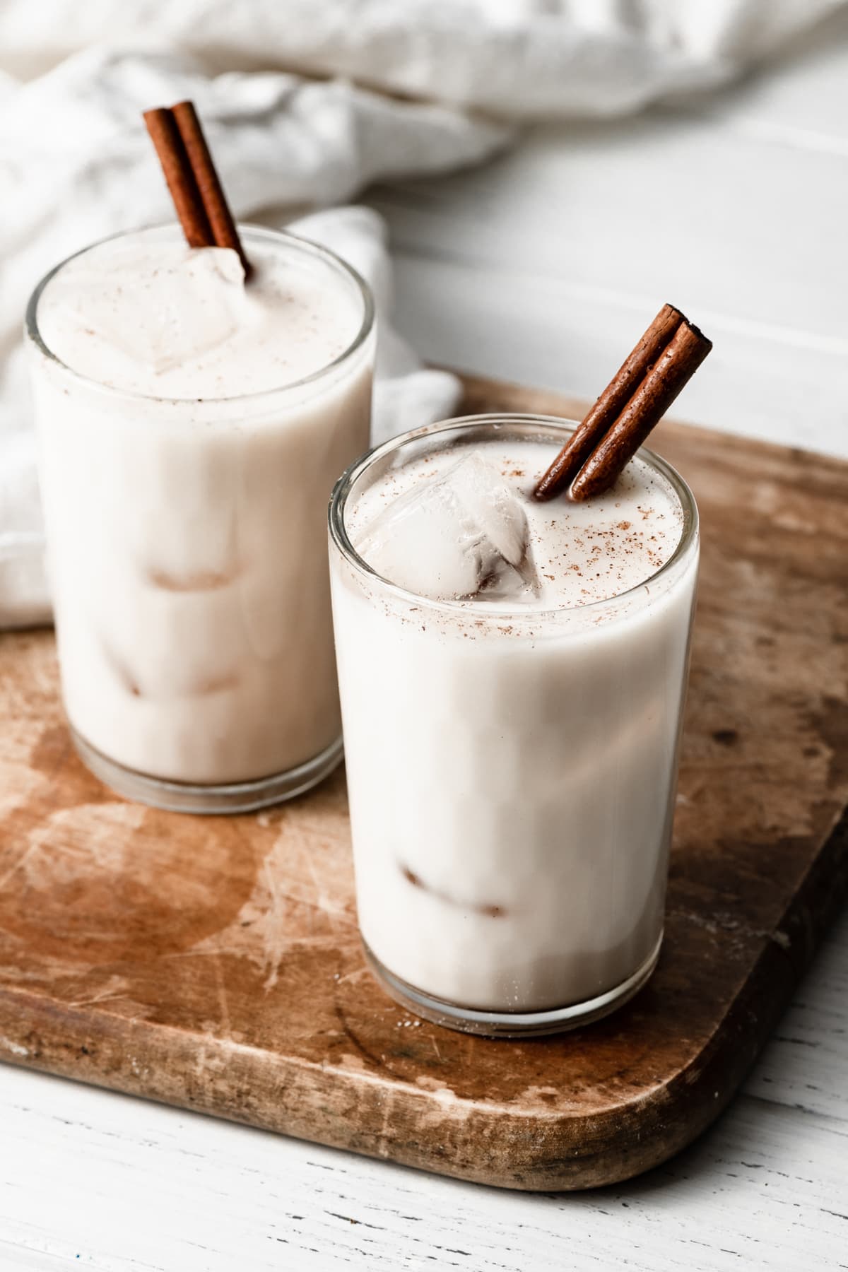 Cinnamon-Spiced Horchata with Toasted Rice