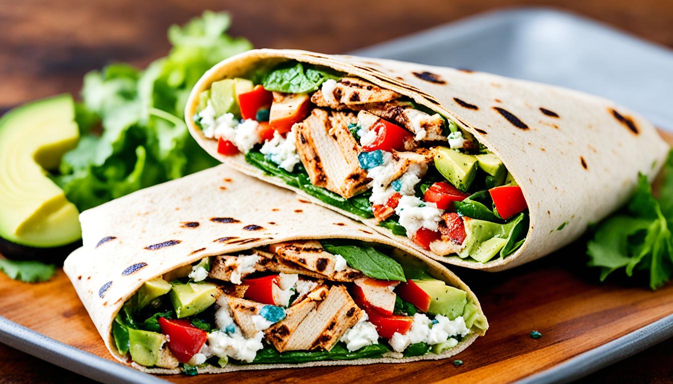 Grilled California Club Chicken Wrap with Avocado