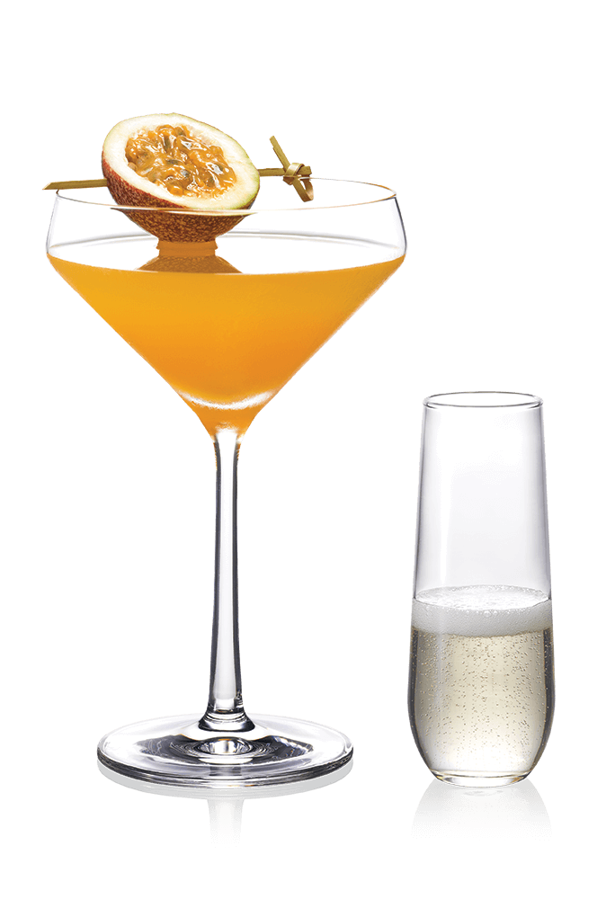 Cynar and Chinola Sparkling Wine Summer Cocktail