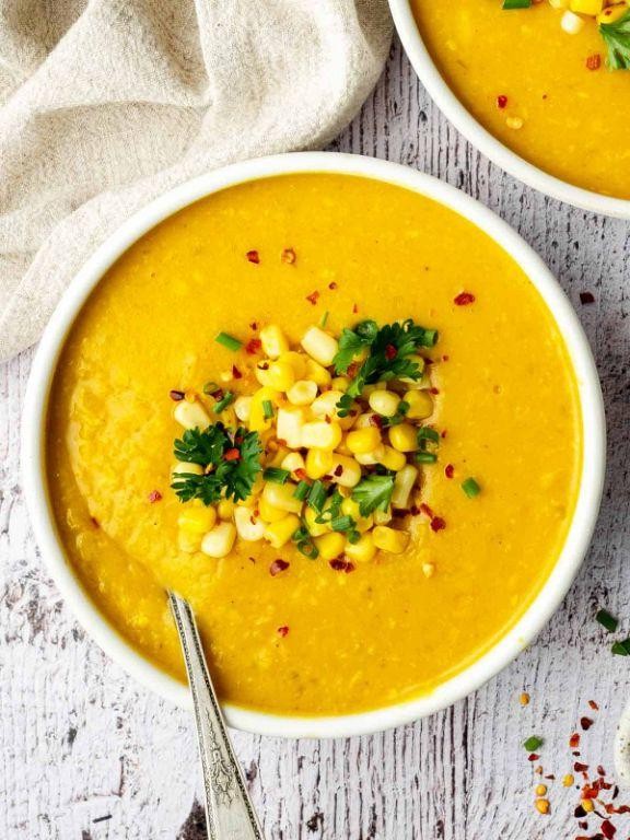 Slow-Simmered Yellow Split Pea Stew with Turmeric
