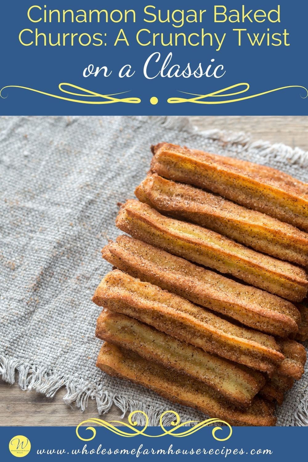 Churro-Inspired Baked Cinnamon Sugar Twists