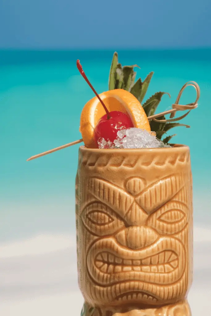 Tiki-Inspired Coconut Rum Punch with Citrus and Spices