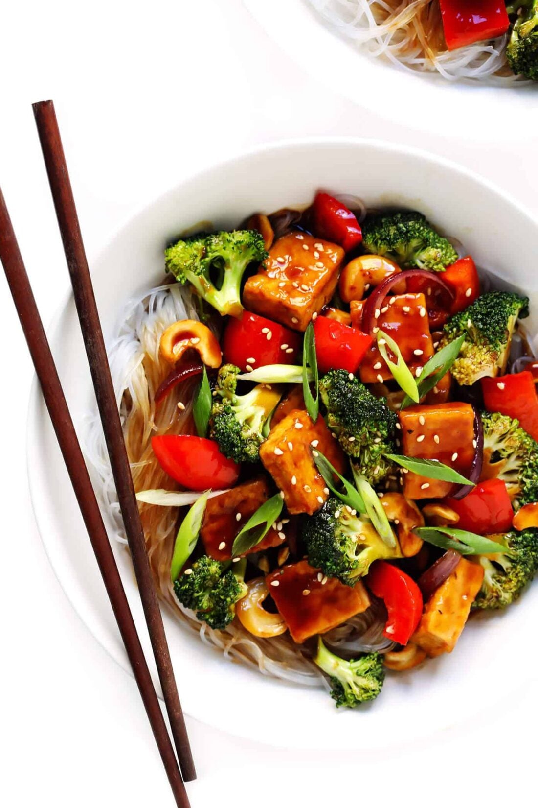 Vegetable Stir-Fry with Tofu and Cashew Nuts