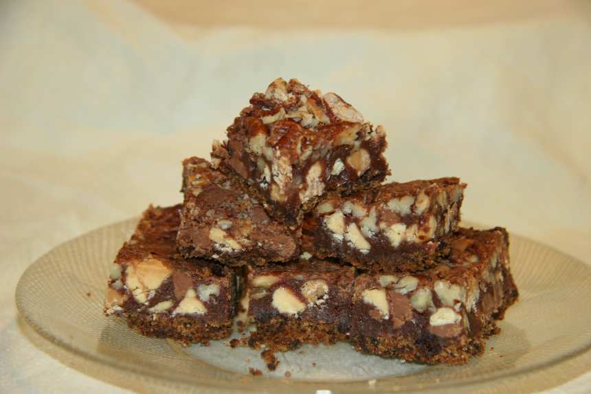 Spiced Fourth Layer Chocolate and Nut Bars