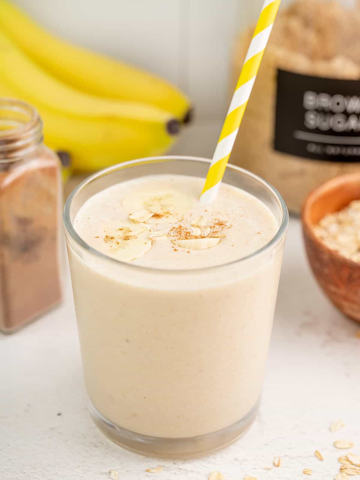 Four-Ingredient Peanut Butter Banana Smoothie