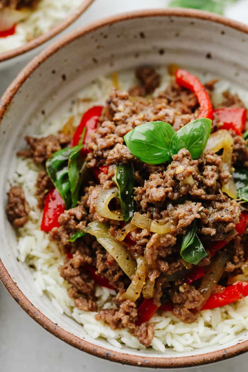 Stovetop Spicy Thai Basil Beef Stir-Fry