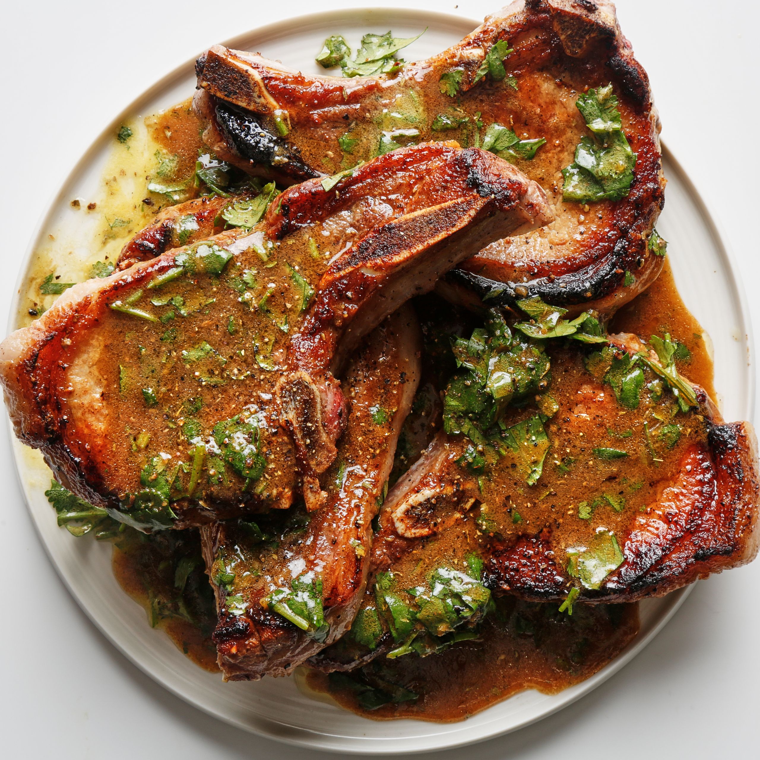 Pan-Seared Pork Chops with Portuguesa Citrus Glaze