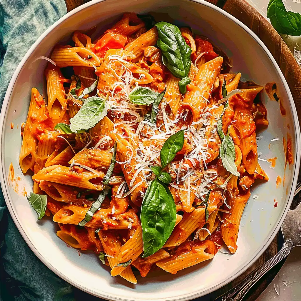 Vintage-Style Martin Guitar Tomato Pasta