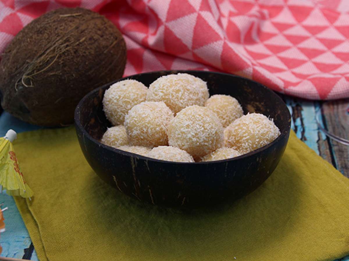 Cashew and Coconut Brigadeiros with Toasted Coconut