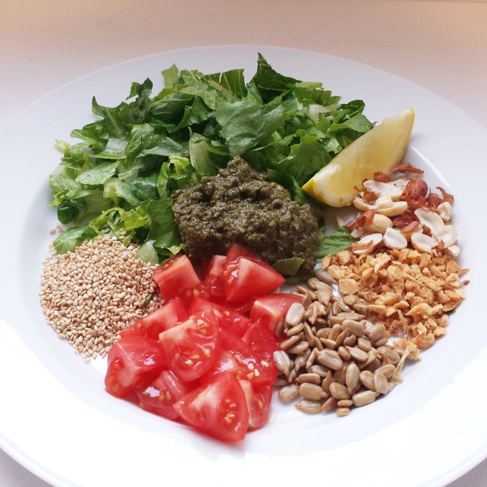 Burmese-Inspired Tea Leaf Salad with Roasted Peanuts