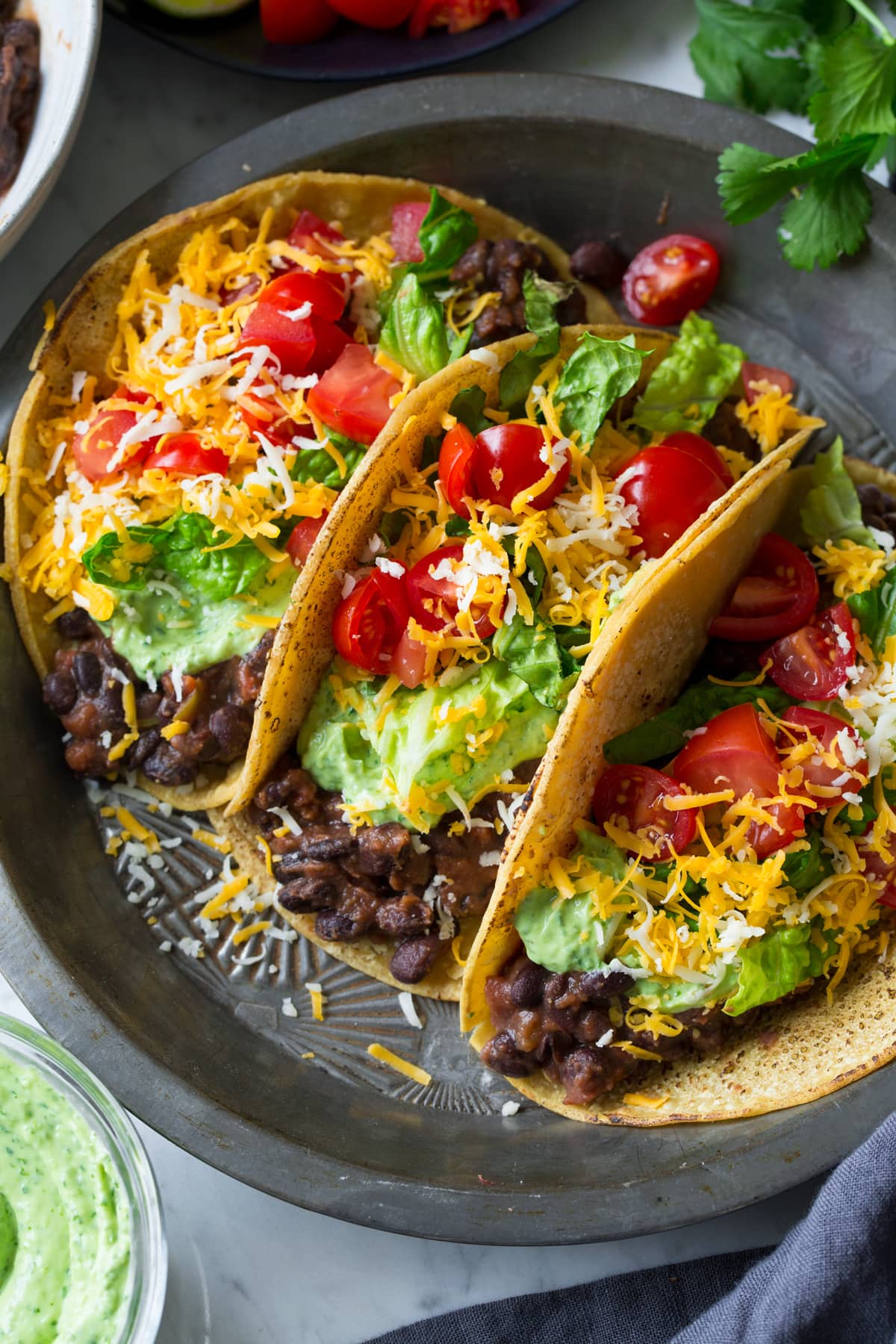 Cumin-Spiced Beef and Black Bean Tacos with Pickled Red Onions