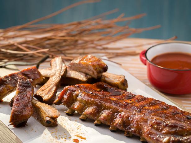 Slow-Smoked Rib Tips with Maple Bourbon Glaze