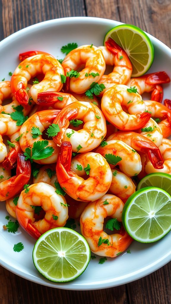 Spicy Sautéed Shrimp with Cilantro Lime Quinoa