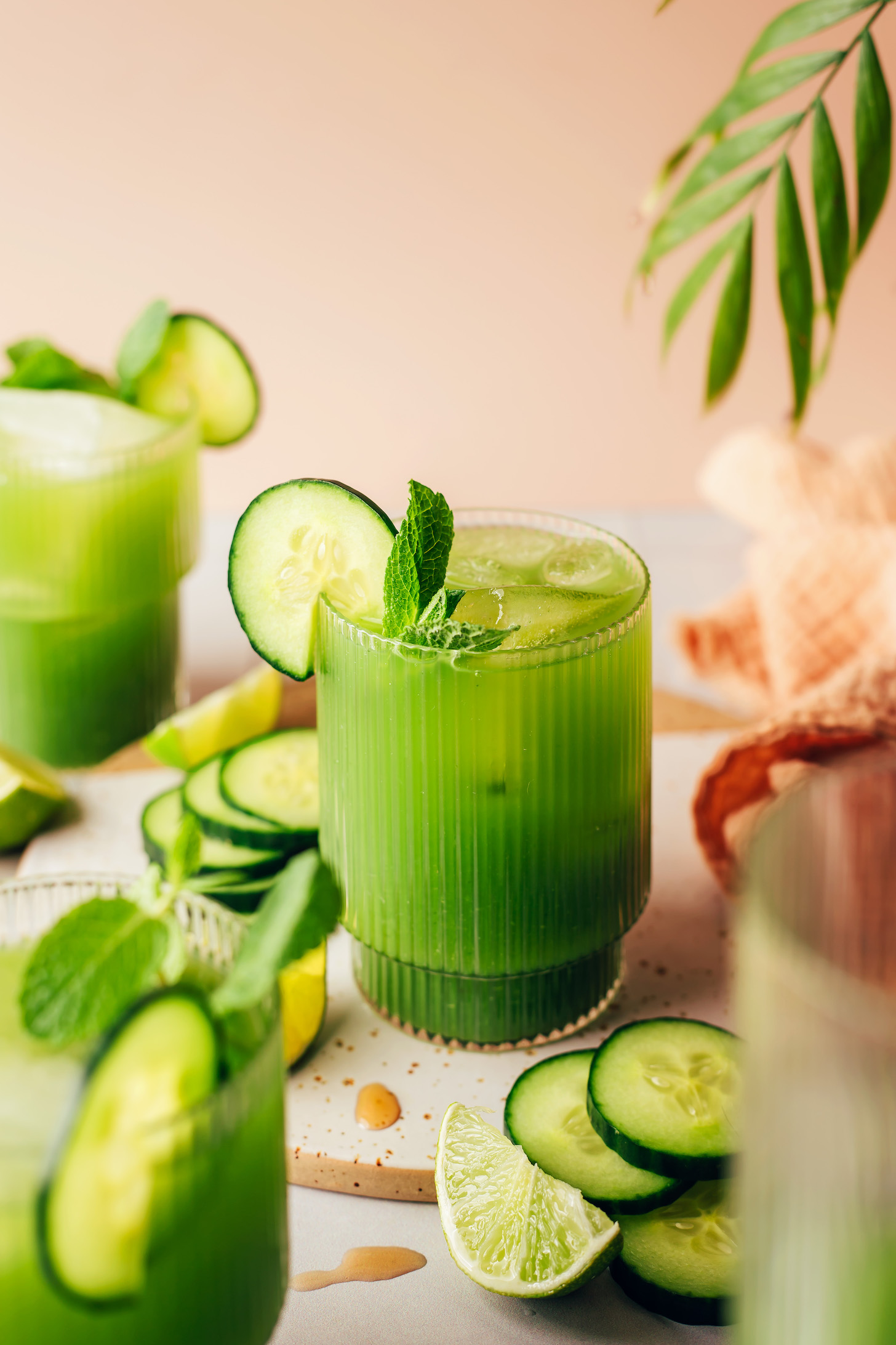 Citrus-Mint Agua Fresca with Lime and Cucumber