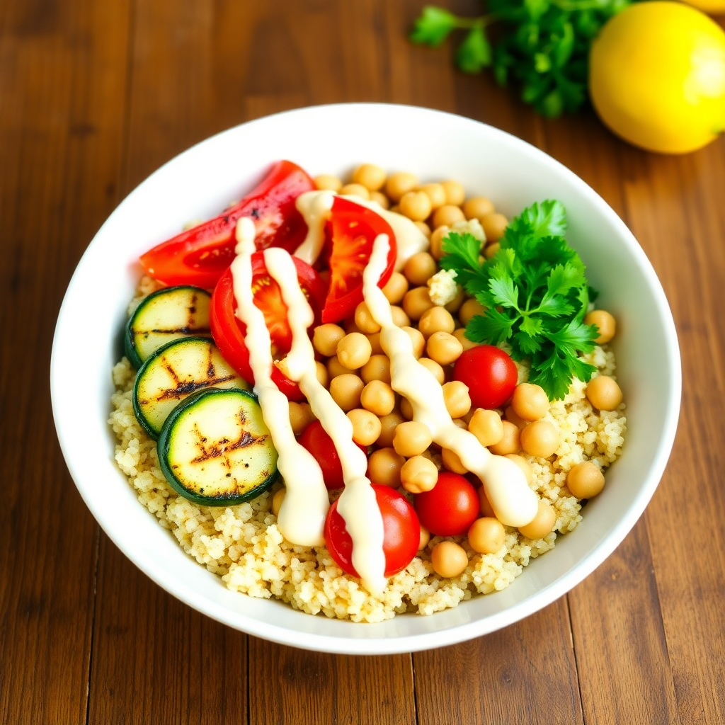 Sun-Roasted Vegetable & Quinoa Power Bowl