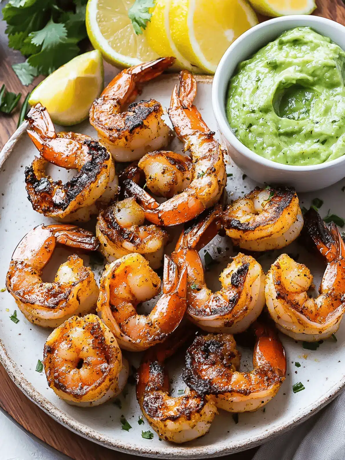 Grilled Cajun-Spiced Shrimp with Zesty Lime Butter
