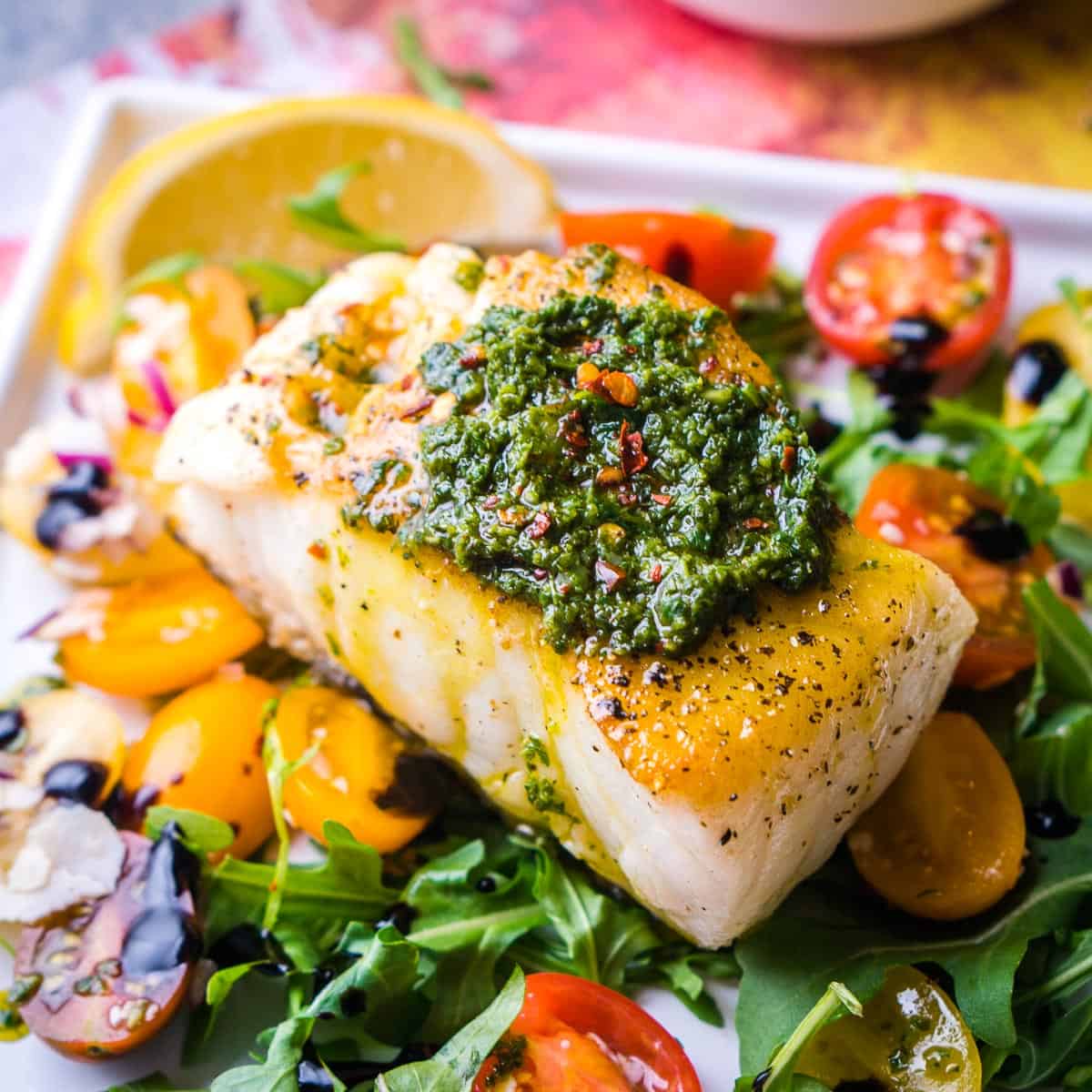 Pan-Seared Sea Bass with California Citrus Salsa