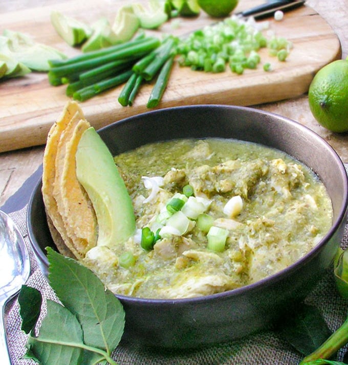 Jocón Verde Chicken Stew with Tomatillos and Cilantro