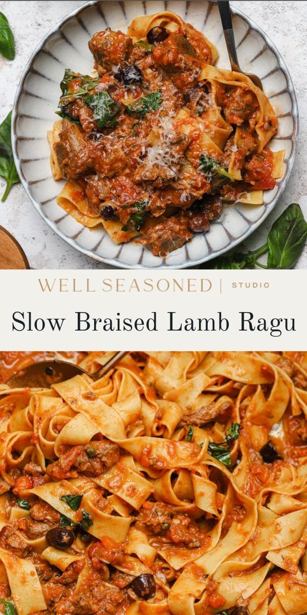 Slow-Braised Mediterranean Lamb with Tomato and Olive Ragout