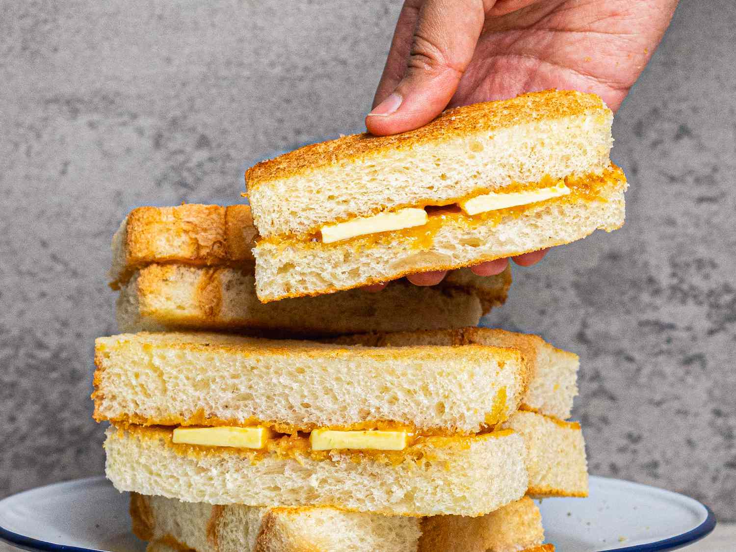 Malaysian Kopitiam Toast with Kaya and Butter