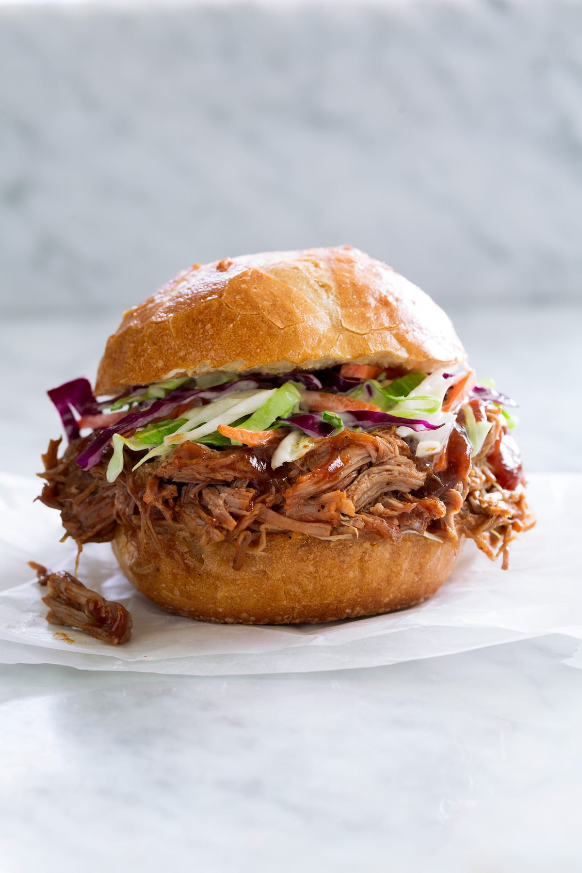 Kopitiam-Inspired Pulled Pork Sandwich with Spiced Chili Sauce