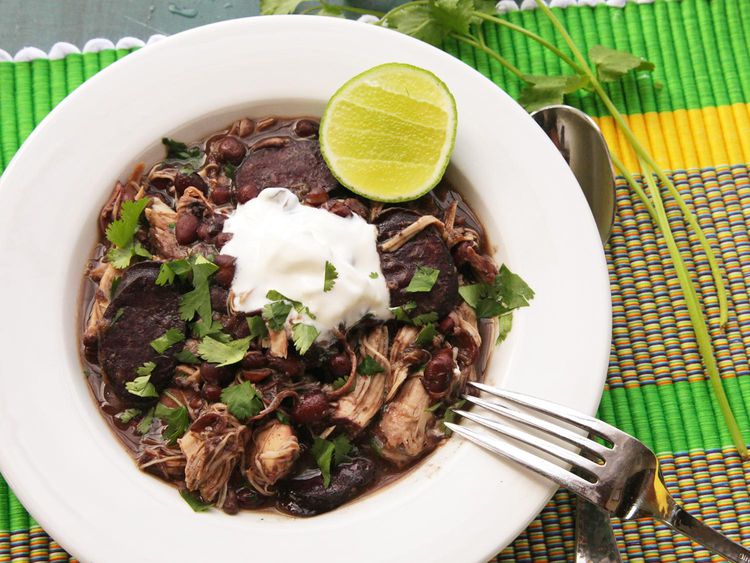 One-Pot Spiced Chicken and Black Bean Stew