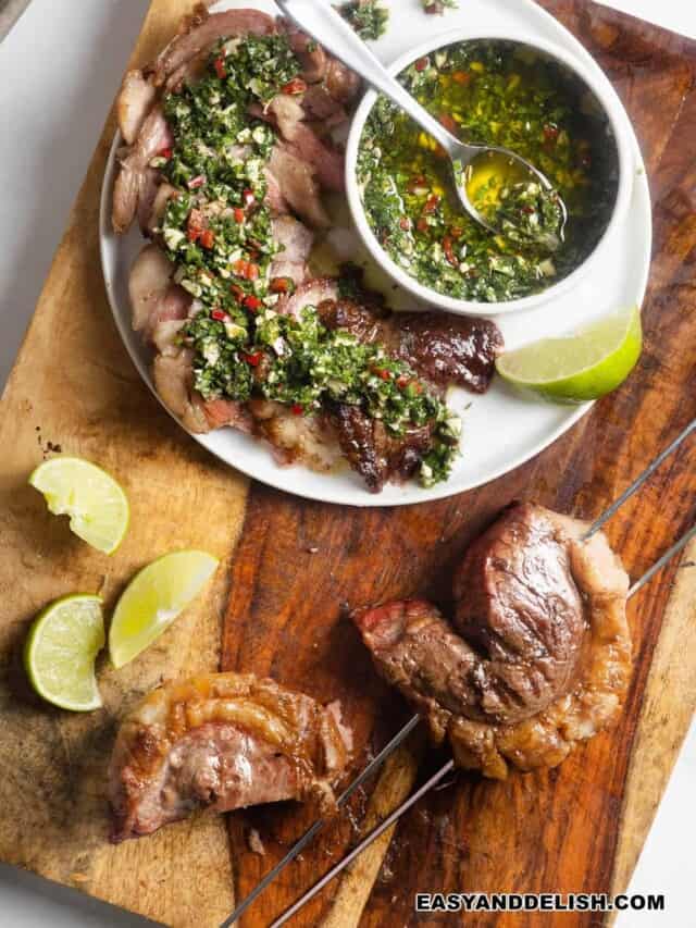 Fire-Grilled Picanha with Brazilian Chimichurri