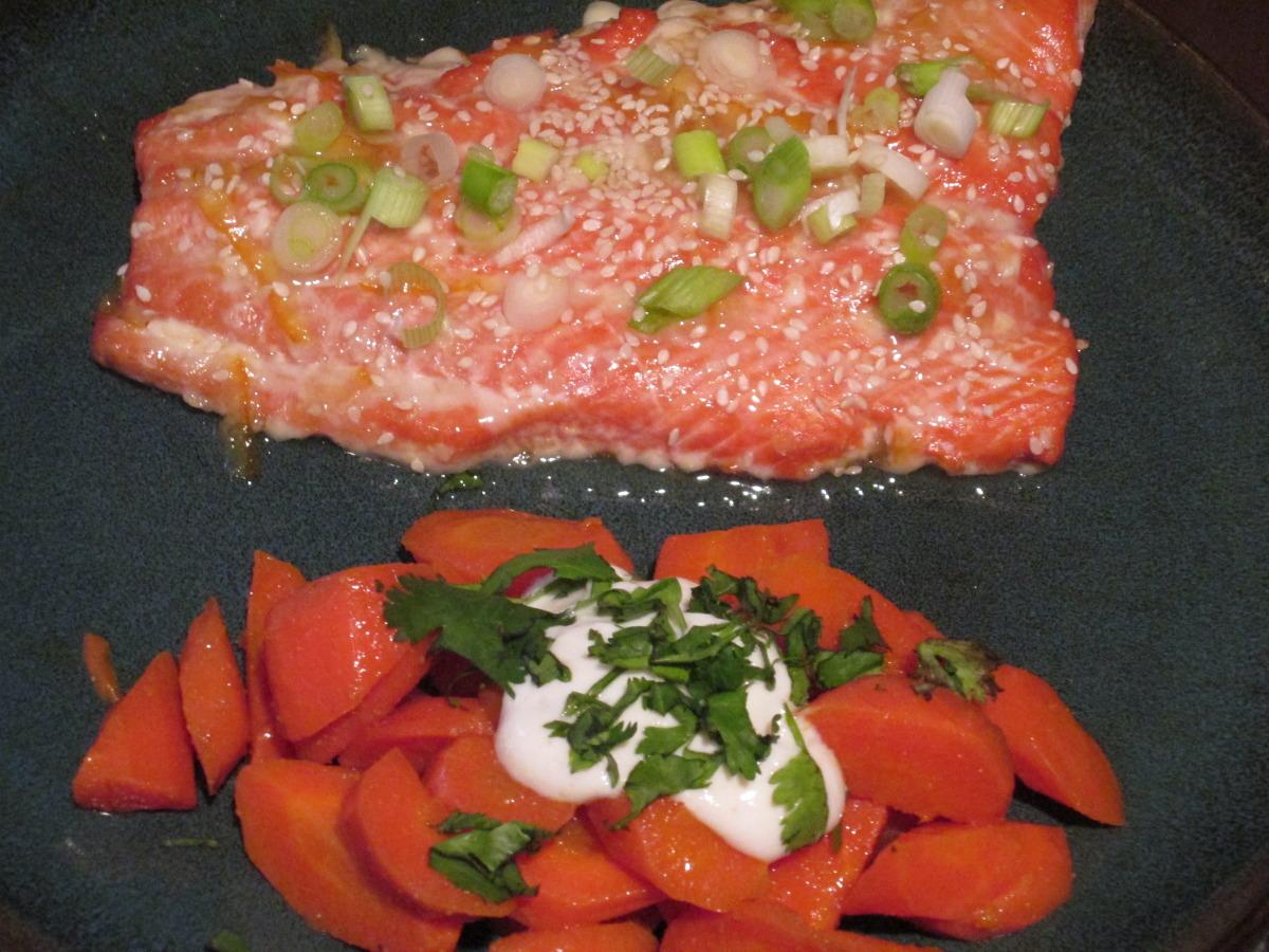 Aperol-Grilled Salmon with Orange Glaze