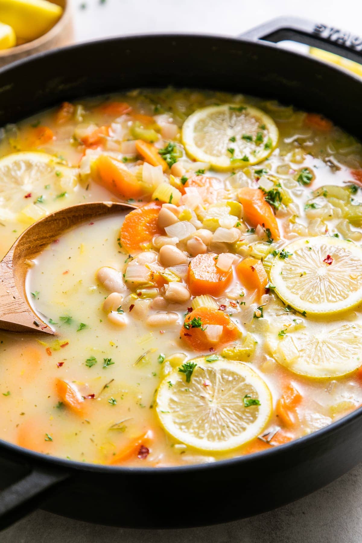Seaside Lemon Thyme White Bean Soup