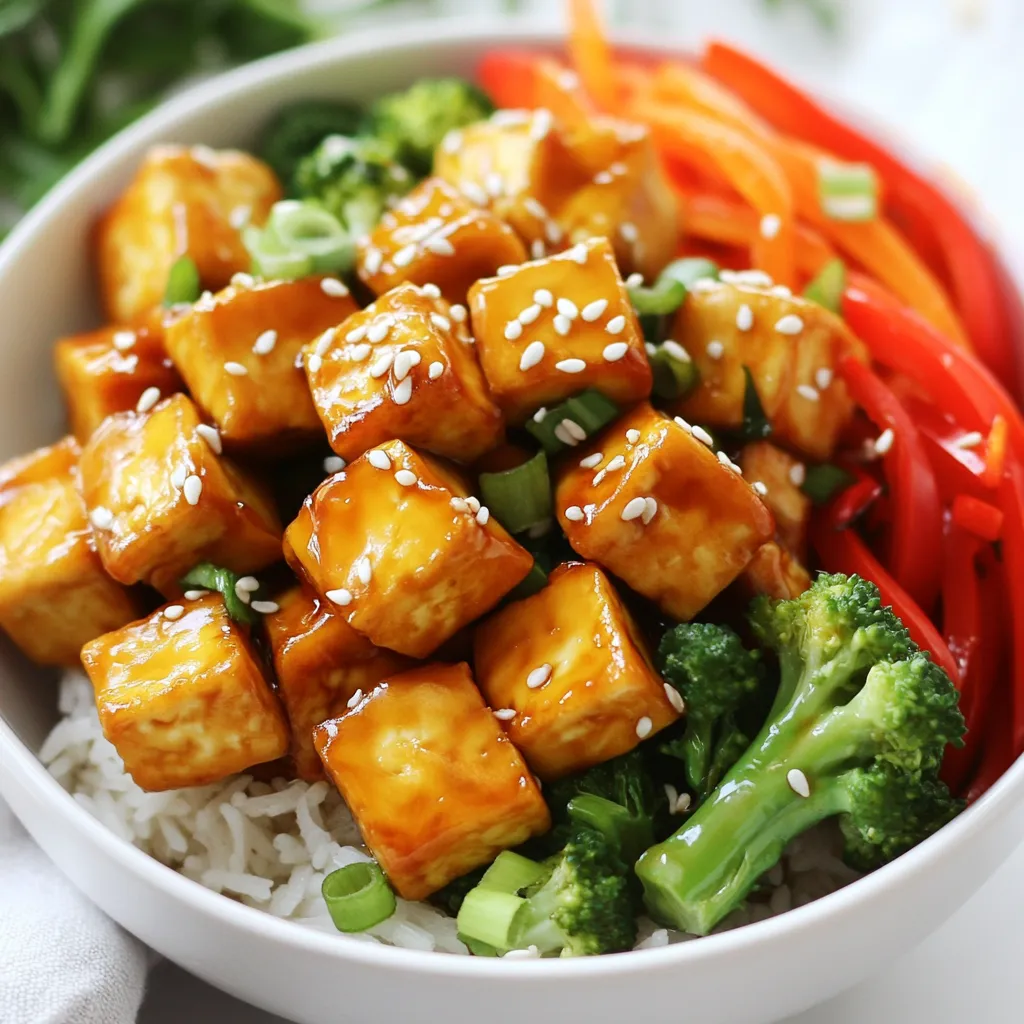 Half-Half Citrus Ginger Stir-Fry Tofu
