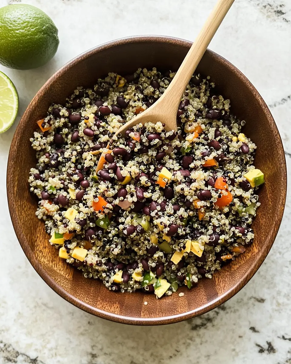 Chili-Lime Black Bean and Quinoa Salad